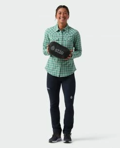 Stio Women's Skillet Stretch Down Hooded Jacket -Stio Online Store W Skillet Stretch Down Hooded Jacket Greenery 7