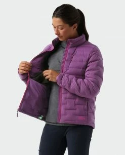 Stio Women's Skillet Stretch Down Jacket -Stio Online Store W Skillet Stretch Down Jacket Dark Amethyst 3