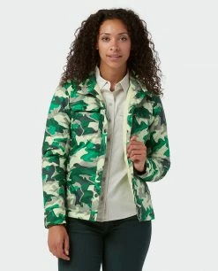 Stio Women's Skycrest Insulated Snap Shirt 39 Stio Women's Skycrest Insulated Snap Shirt -Stio Online Store W Skycrest Snap Shirt Honey Dew Camo 1