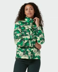 Stio Women's Skycrest Insulated Snap Shirt 38 Stio Women's Skycrest Insulated Snap Shirt -Stio Online Store W Skycrest Snap Shirt Honey Dew Camo 2