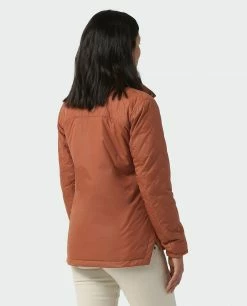 Stio Women's Skycrest Insulated Snap Shirt 51 Stio Women's Skycrest Insulated Snap Shirt -Stio Online Store W Skycrest Snap Shirt Maple Brown 2