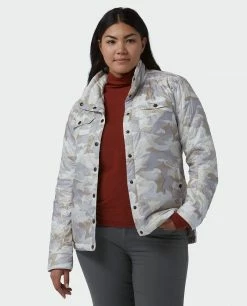 Stio Women's Skycrest Insulated Snap Shirt 45 Stio Women's Skycrest Insulated Snap Shirt -Stio Online Store W Skycrest Snap Shirt Powder Fox Camo Alt 1