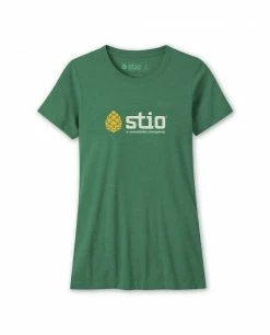 Women's Stio Classic Tee -Stio Online Store W Stio Classic Tee Kelly green heather