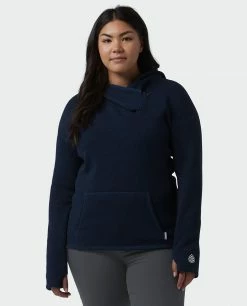 Stio Women's Sweetwater Fleece Hoodie -Stio Online Store W Sweetwater Fleece Hoodie Mountain Shadow Alt 1