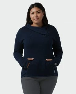 Stio Women's Sweetwater Fleece Hoodie -Stio Online Store W Sweetwater Fleece Hoodie Mountain Shadow Alt 2
