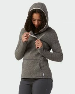 Stio Women's Sweetwater Fleece Hoodie -Stio Online Store W Sweetwater Fleece Hoodie Scorched Rock 2