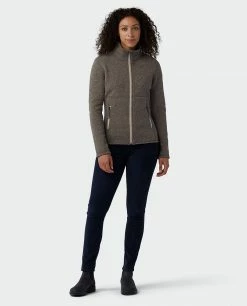 Stio Women's Sweetwater Fleece Jacket -Stio Online Store W Sweetwater Fleece Jacket Scorched Rock 4