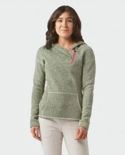 Stio Women's Sweetwater Fleece Hoodie -Stio Online Store W Sweetwater Hoodie Honey Dew 3 Top