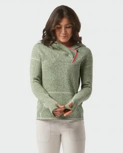 Stio Women's Sweetwater Fleece Hoodie -Stio Online Store W Sweetwater Hoodie Honey Dew 6 Top