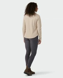 Stio Women's Thermop Fleece Snap Shirt -Stio Online Store W Thermop Fleece Snap Shirt Pebble 5