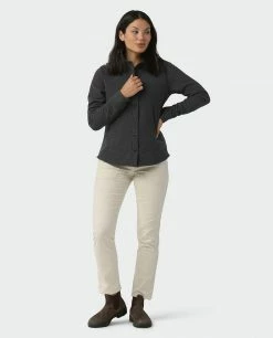 Stio Women's Thermop Fleece Snap Shirt -Stio Online Store W Thermop Fleece Snap Shirt Tap Shoe 4