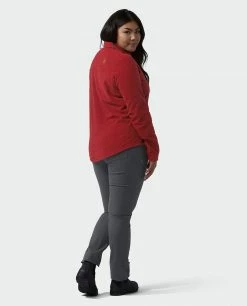 Stio Women's Thermop Fleece Snap Shirt -Stio Online Store W Thermop Roasted Beet Alt 5