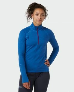 Stio Women's Tipton Tech Half Zip -Stio Online Store W Tipton Tech Half Zip Alpine Lake Heather 1