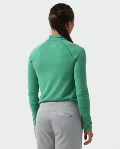 Stio Women's Tipton Tech Half Zip -Stio Online Store W Tipton Tech Half Zip Greenery Heather 2