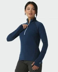 Stio Women's Tipton Tech Half Zip -Stio Online Store W Tipton Tech Half Zip Mulberry Heather 2