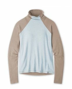 Stio Women's Tipton Tech Turtleneck -Stio Online Store W Tipton Tech Turtle Neck Rodeo Dust Wind River Blue