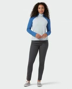 Stio Women's Tipton Tech Turtleneck -Stio Online Store W Tipton Tech Turtleneck Alpine Lake Wind River Blue 3