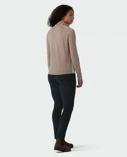 Stio Women's Tipton Tech Turtleneck -Stio Online Store W Tipton Tech Turtleneck Rodeo Dust Wind River Blue 5