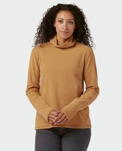 Stio Women's Turpin Fleece Funnel Neck -Stio Online Store W Turpin Fleece Funnel Neck Bourbon Heather 1