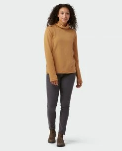 Stio Women's Turpin Fleece Funnel Neck -Stio Online Store W Turpin Fleece Funnel Neck Bourbon Heather 5