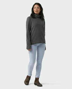 Stio Women's Turpin Fleece Funnel Neck -Stio Online Store W Turpin Fleece Funnel Neck Tap Shoe Heather 4