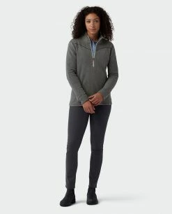 Stio Women's Turpin Fleece Half Zip -Stio Online Store W Turpin Fleece Half Zip Tap Shoe Heather 5
