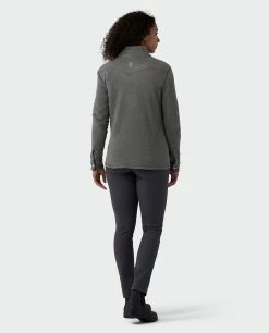 Stio Women's Turpin Fleece Half Zip -Stio Online Store W Turpin Fleece Half Zip Tap Shoe Heather 6