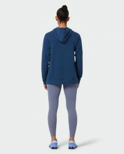 Stio Women's Turpin Fleece Hooded Pullover -Stio Online Store W Turpin Fleece Hooded Pullover Navy Peony Heather 2 Full