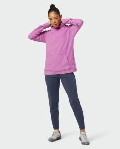 Stio Women's Turpin Fleece Hooded Pullover -Stio Online Store W Turpin Fleece Hooded Pullover Ripe Berry Heather 1 Full
