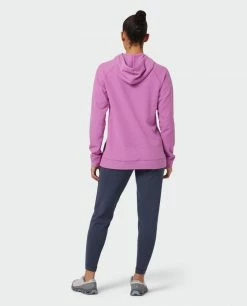 Stio Women's Turpin Fleece Hooded Pullover -Stio Online Store W Turpin Fleece Hooded Pullover Ripe Berry Heather 2 Full