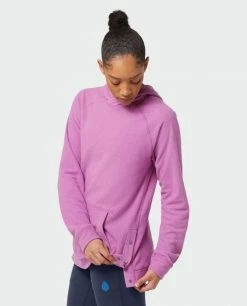 Stio Women's Turpin Fleece Hooded Pullover -Stio Online Store W Turpin Fleece Hooded Pullover Ripe Berry Heather 5 Top