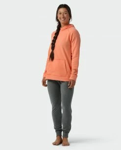 Stio Women's Turpin Fleece Hooded Pullover -Stio Online Store W Turpin Fleece Hooded Pullover Sunset Heather 5 a3907aa3 61ac 41a1 b1b1 942a6770ca1e