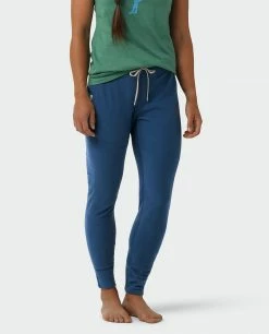 Stio Women's Turpin Fleece Pant -Stio Online Store W Turpin Fleece Pant Navy Peony Heather Temp 1