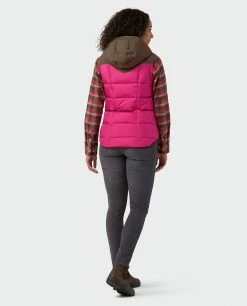 Stio Women's Woodson Down Vest -Stio Online Store W Woodson Down Vest Backyard Berry 5