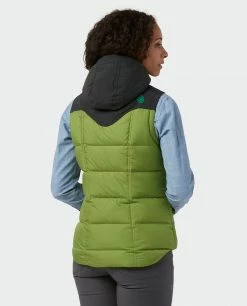 Stio Women's Woodson Down Vest -Stio Online Store W Woodson Down Vest Forest Olive 3