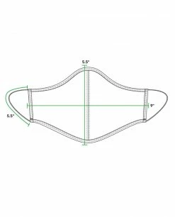 Stio Face Covering - 3 Pack 5 Stio Face Covering - 3 Pack -Stio Online Store face mask PDP dimensions 3